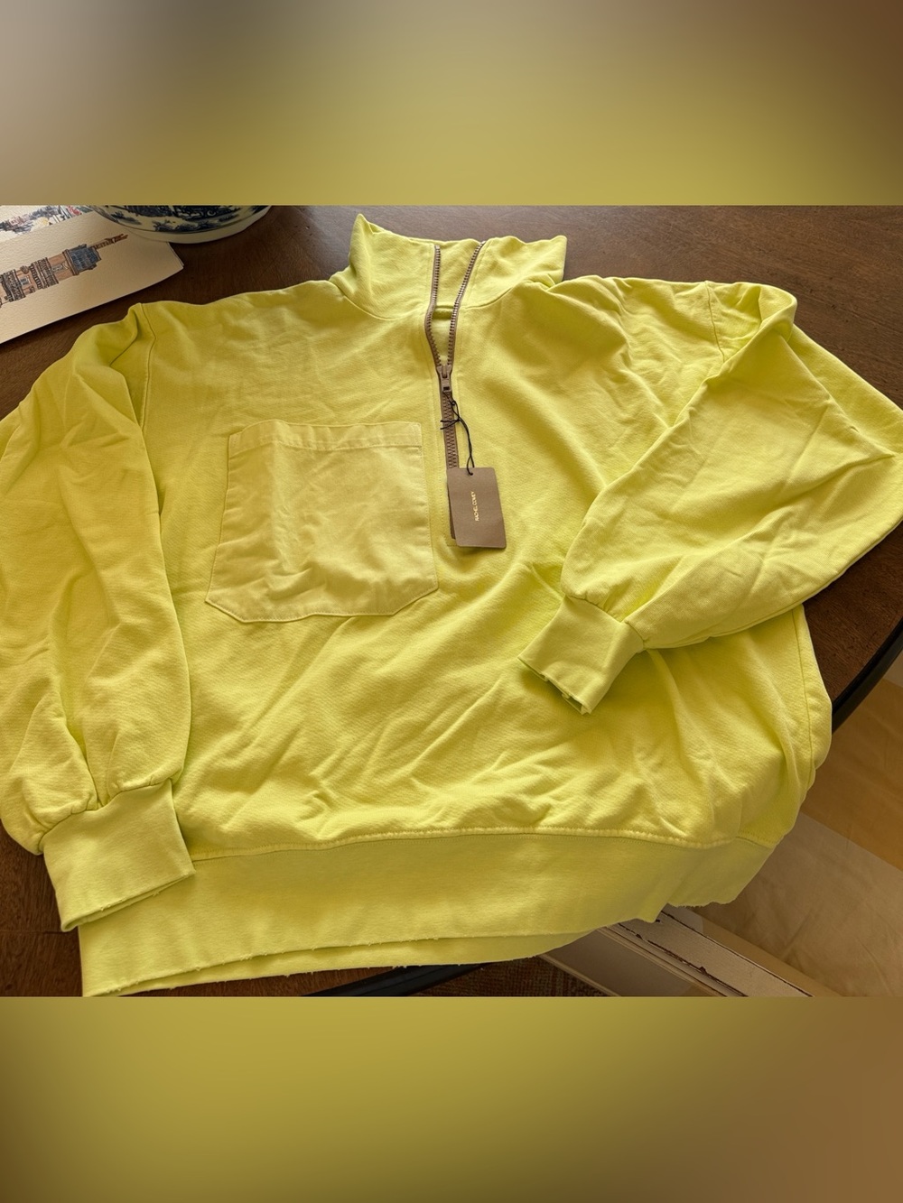 Rachel Comey Spence Sweatshirt. NWT. Flou Green. M/L.